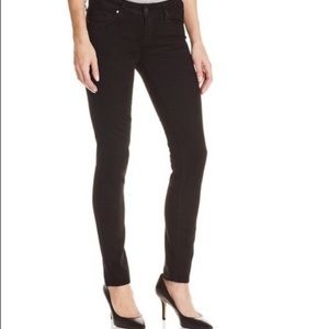Paige Peg Skinny Black Jeans